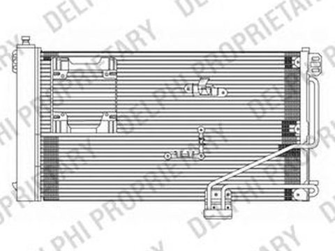 Radiator clima MERCEDES-BENZ CLK Cabriolet A209 DELPHI TSP0225610