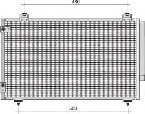 Radiator clima MERCEDES-BENZ E-CLASS combi S210 MAGNETI MARELLI 350203423000