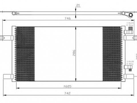 Radiator clima MERCEDES-BENZ ECONIC NRF 35647