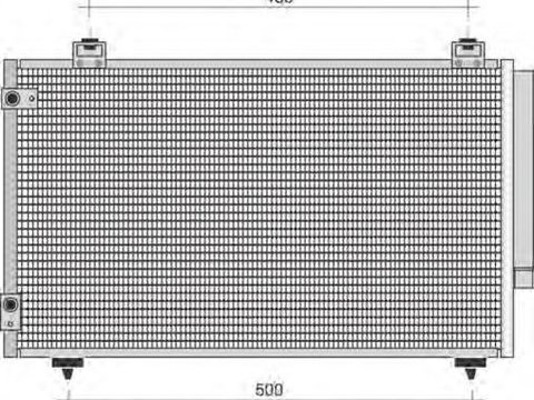 Radiator clima MERCEDES-BENZ G-CLASS W463 MAGNETI MARELLI 350203423000