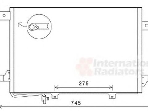 Radiator clima MERCEDES-BENZ SPRINTER 3 5-t platou sasiu 906 VAN WEZEL 30005572