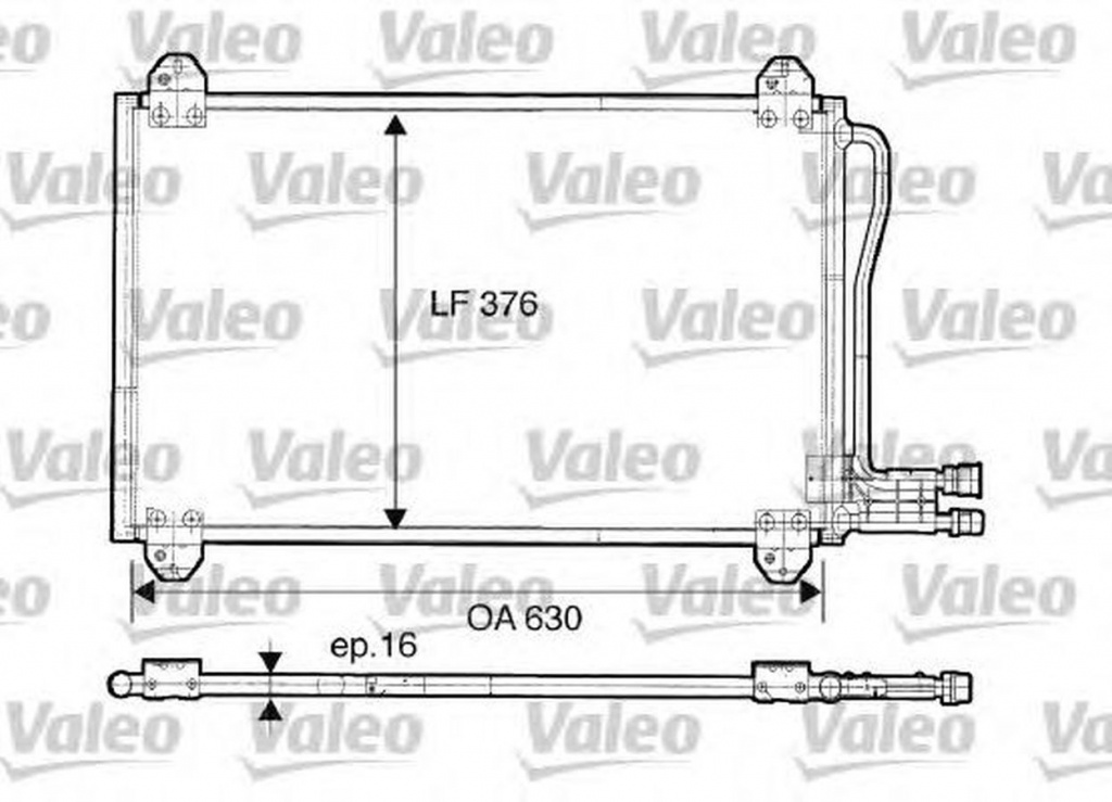 Radiator clima MERCEDES-BENZ SPRINTER 3-t caroserie 903 VALEO 816891