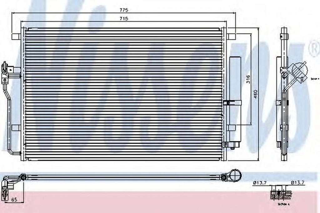 Radiator clima MERCEDES-BENZ SPRINTER 4 6-t carose