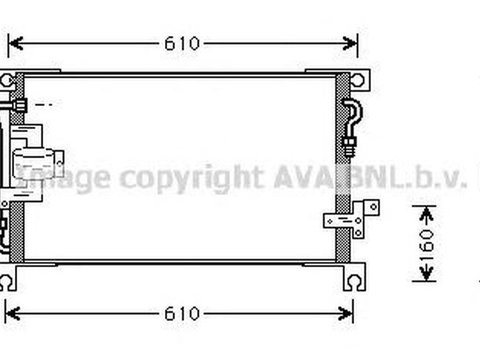 Radiator clima MITSUBISHI L 200 K3 T K2 T K1 T K0 T AVA MT5150