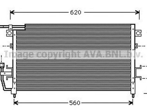 Radiator clima MITSUBISHI LANCER III Station Wagon C1 V C3 V AVA MT5096