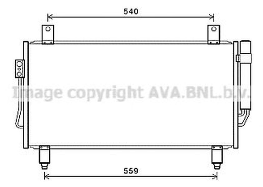 Radiator clima MITSUBISHI OUTLANDER III GG W GF W 