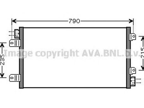 Radiator clima NISSAN INTERSTAR bus X70 AVA RT5342