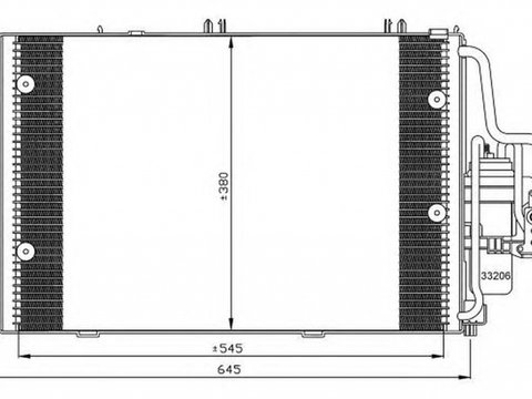 Radiator clima OPEL COMBO caroserie inchisa combi NRF 35530