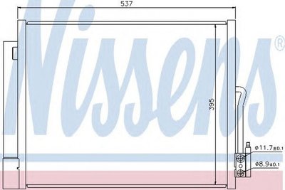 Radiator clima OPEL MERIVA B NISSENS 940156