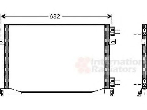 Radiator clima OPEL VIVARO platou sasiu E7 VAN WEZEL 43005391