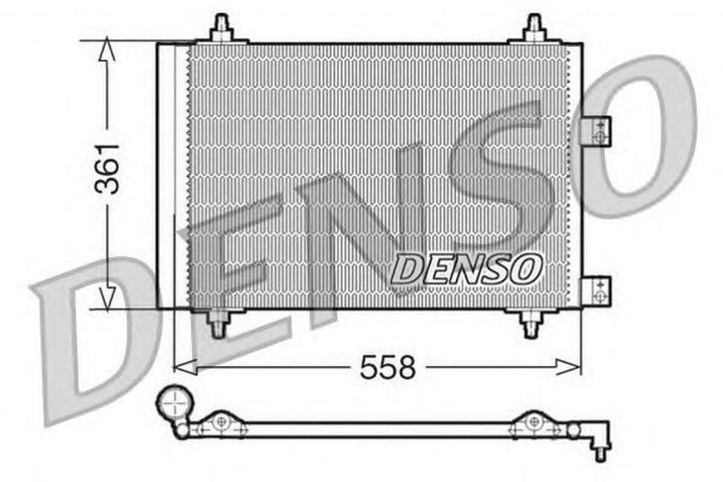 Radiator clima PEUGEOT 307 SW 3H DENSO DCN21016