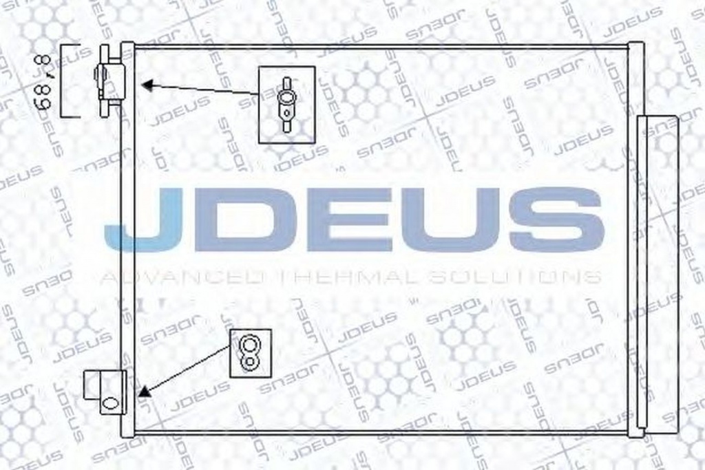 Radiator clima RENAULT CLIO Grandtour IV JDEUS 723M95