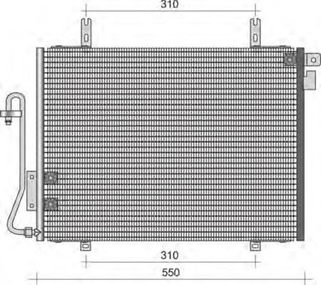 Radiator clima RENAULT KANGOO Express FC0 1 MAGNET