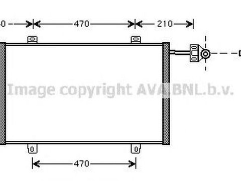 Radiator clima RENAULT MASTER II caroserie FD AVA RT5278