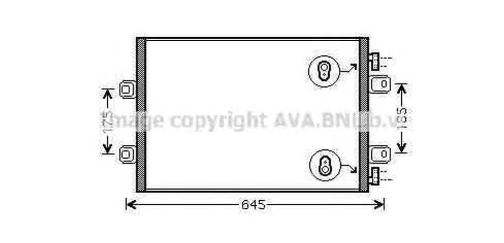 Radiator clima RENAULT MASTER II platou sasiu ED H