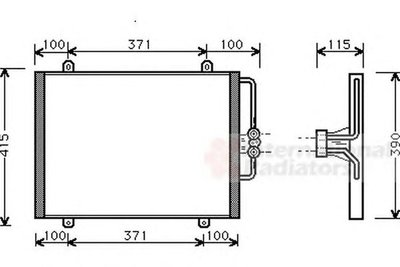 Radiator clima RENAULT MEGANE Scenic JA0 1 VAN WEZ