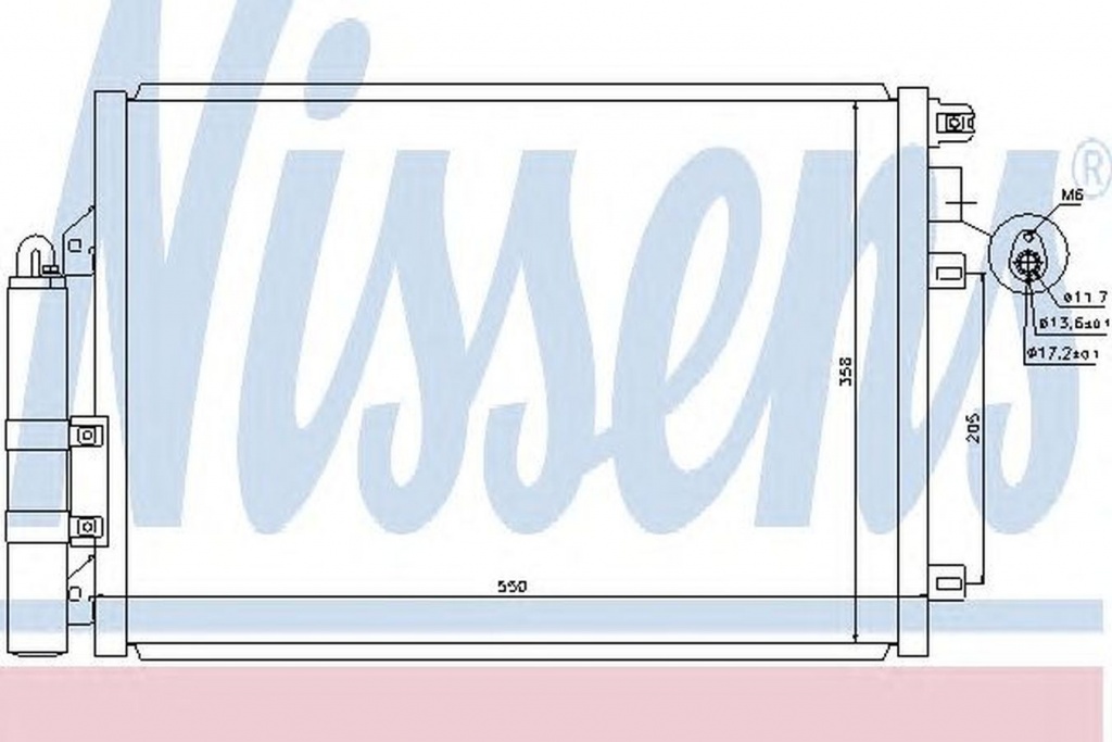 Radiator clima RENAULT SYMBOL I LB0 1 2 NISSENS 940074