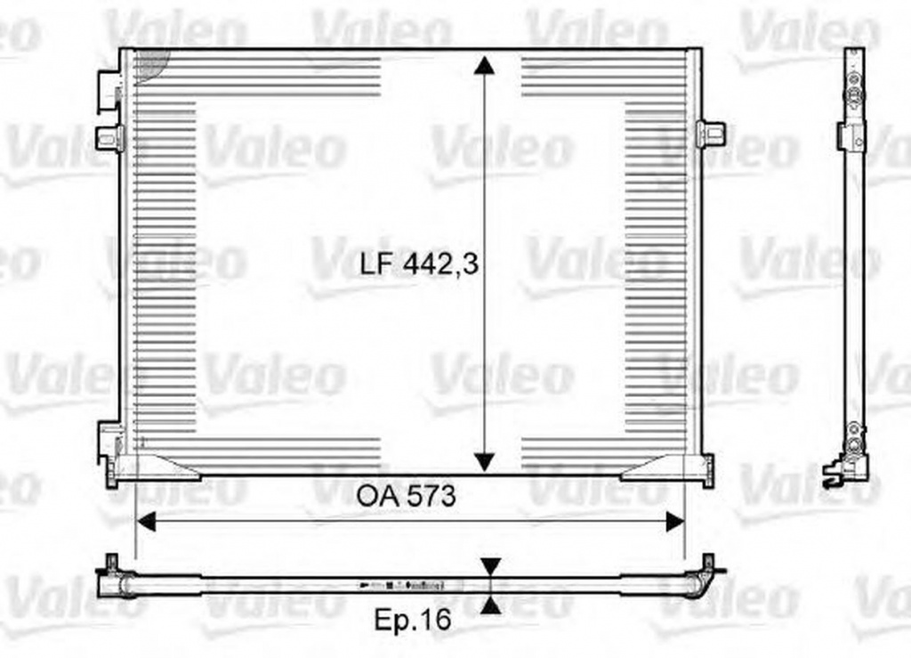 Radiator clima RENAULT TRAFIC II bus JL VALEO 814172