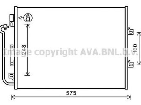 Radiator clima RENAULT TWINGO II CN0 AVA RT5454