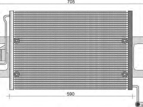 Radiator clima SEAT IBIZA III 6K1 MAGNETI MARELLI 350203435000