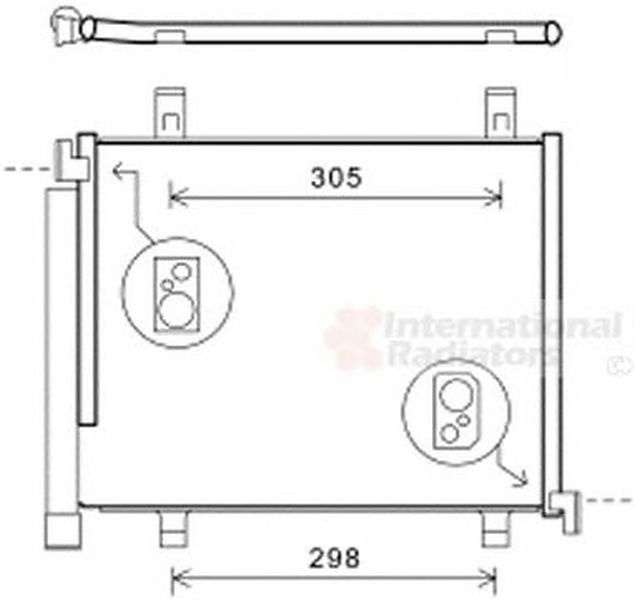 Radiator clima SKODA CITIGO VAN WEZEL 58005327