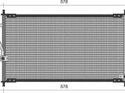 Radiator clima SUBARU IMPREZA cupe GFC MAGNETI MARELLI 350203484000