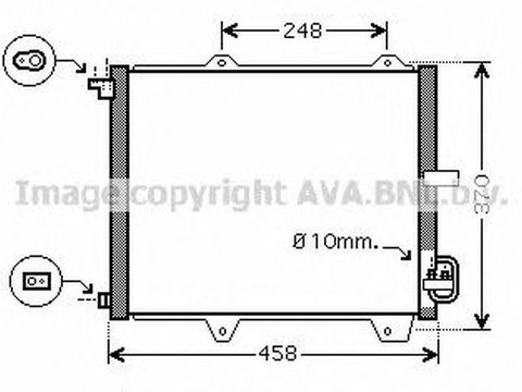 Radiator clima SUBARU JUSTY II JMA MS AVA SZ5088