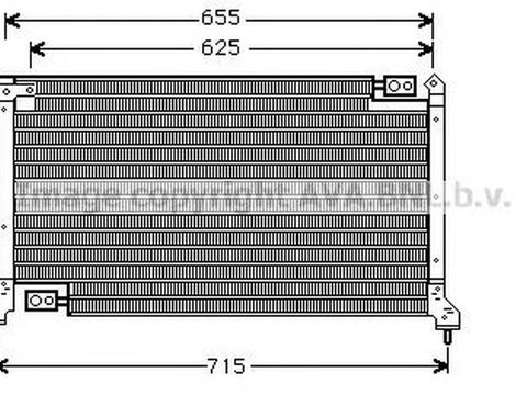 Radiator clima SUBARU LEGACY I BC AVA SU5030