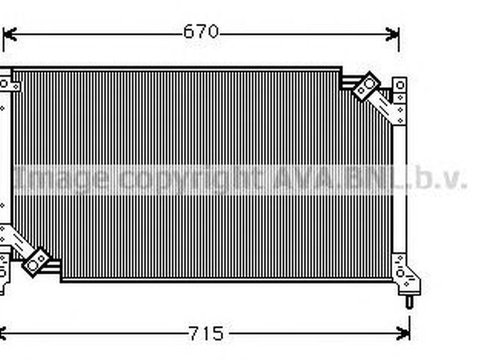 Radiator clima SUBARU LEGACY I combi BC BJF AVA SU5026