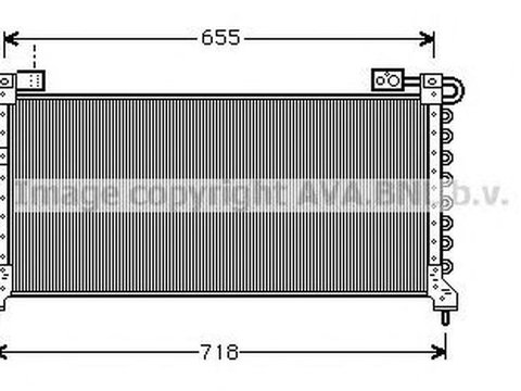 Radiator clima SUBARU LEGACY II BD BG AVA SU5027