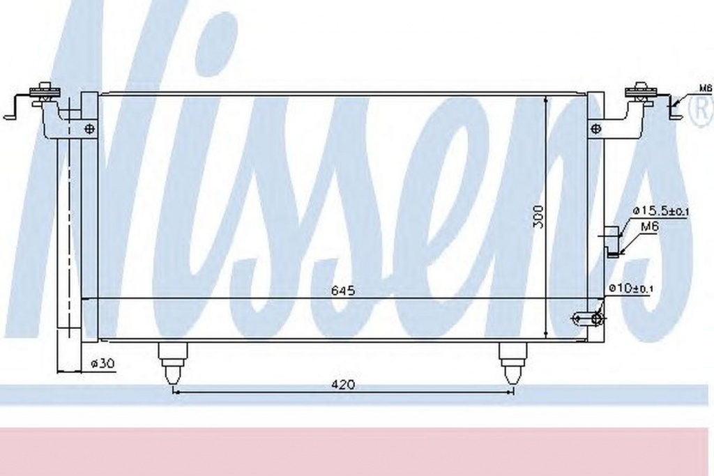 Radiator clima SUBARU LEGACY V BM BR NISSENS 94039