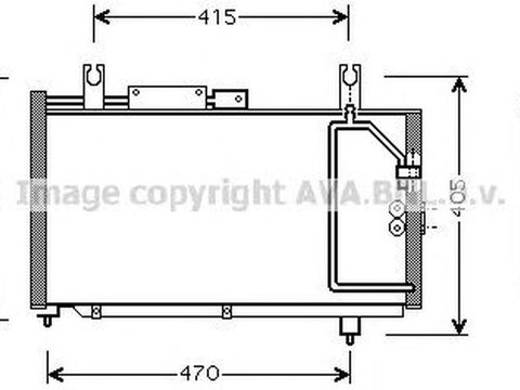 Radiator clima SUZUKI SWIFT II limuzina AH AJ AVA SZ5067