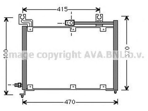 Radiator clima SUZUKI SWIFT II limuzina AH AJ AVA SZ5037