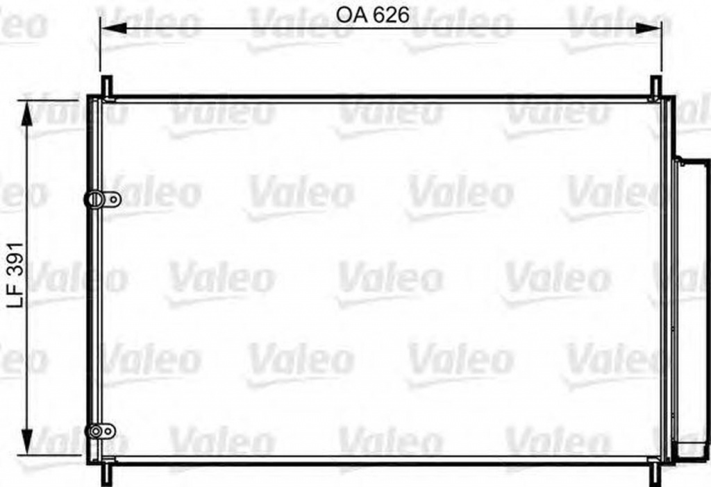 Radiator clima TOYOTA AURIS NRE15 ZZE15 ADE15 ZRE1