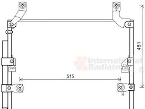 Radiator clima TOYOTA LAND CRUISER 100 FZJ1 UZJ1 VAN WEZEL 53005697