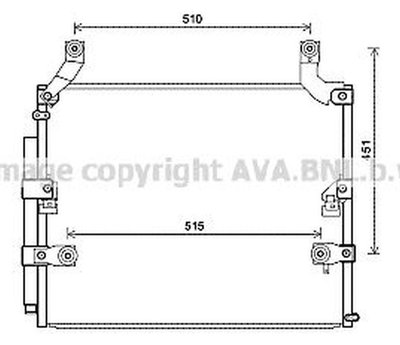 Radiator clima TOYOTA LAND CRUISER 100 FZJ1 UZJ1 A