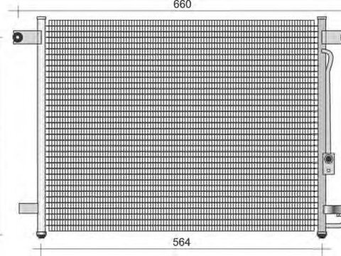 Radiator clima VOLVO S40 II MS MAGNETI MARELLI 350203432000