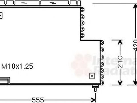 Radiator clima VOLVO V90 combi VAN WEZEL 59005131