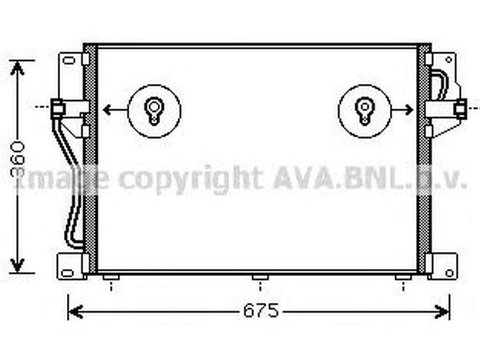 Radiator clima VOLVO XC70 CROSS COUNTRY AVA VO5077