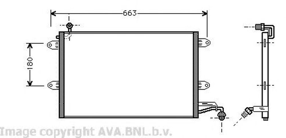 Radiator clima VW GOLF III 1H1 AVA VW5143