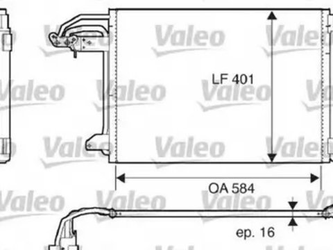 Radiator clima VW GOLF V Variant 1K5 VALEO 817777 PieseDeTop