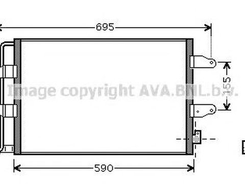 Radiator clima VW NEW BEETLE 9C1 1C1 AVA VW5252