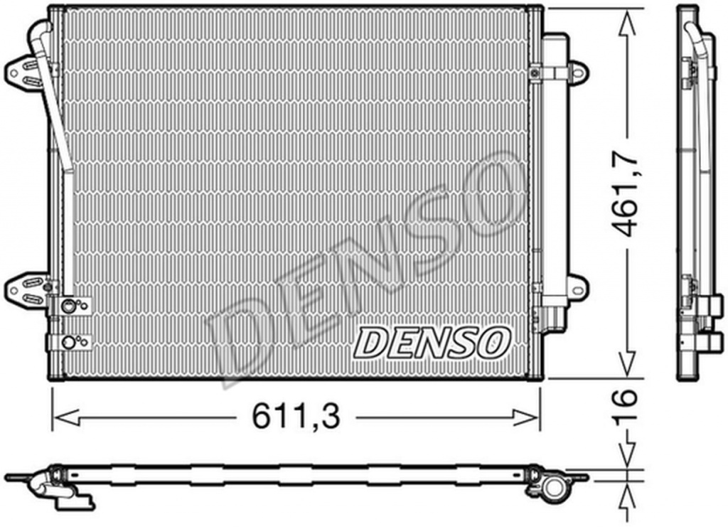 Radiator clima VW PASSAT CC 357 DENSO DCN32012