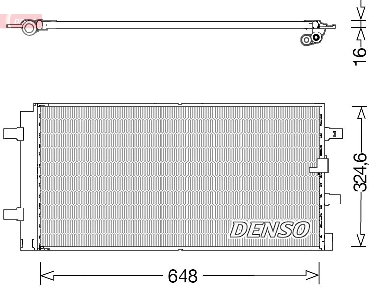 Radiator climatizare Denso AUDI A4 Allroad B8 (8KH) 2009-2016 - DCN02044