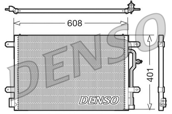 Radiator climatizare Denso AUDI A6 C5 Avant (4B5, 4B6) 2001-2005 - DCN02012
