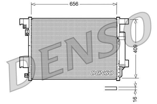 Radiator climatizare Denso MITSUBISHI LANCER VIII (CY_A, CZ_A) 2007-2015 - DCN21001