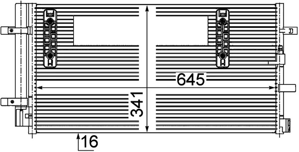 Radiator climatizare MAHLE AUDI A4 Allroad B8 (8KH) 2009-2016 - AC 457 000P