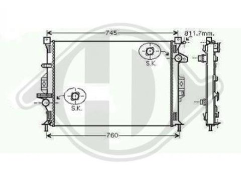 Radiator Freelander 2 dupa an fab 2006 - produs nou