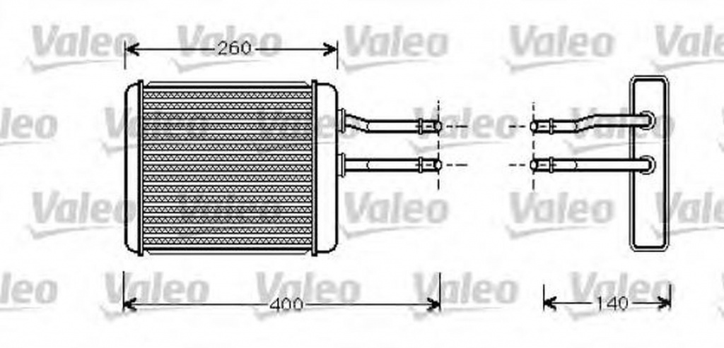 Radiator habitaclu bord ALFA ROMEO 156 Sportwagon 932 VALEO 812278