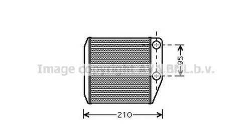 Radiator habitaclu bord ALFA ROMEO MITO 955 AVA FT6313 PieseDeTop